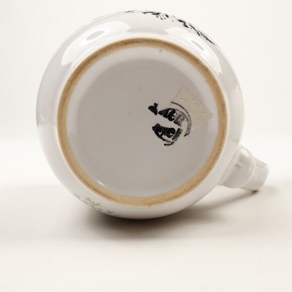 Pair of Coffee Mugs Cracker Barrel Milk For Santa Merry Christmas Snowflakes - Picture 8 of 9